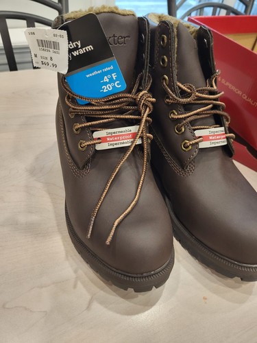 Dexter brown waterproof work boots