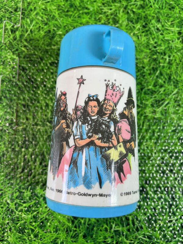 Vintage 1989 Wizard of Oz  Lunch Box Thermos Only by Aladdin