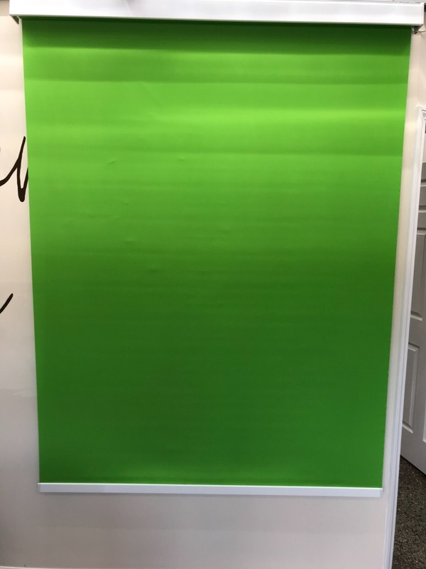 Smart Green Screen  With  Alexa and remote Retractable