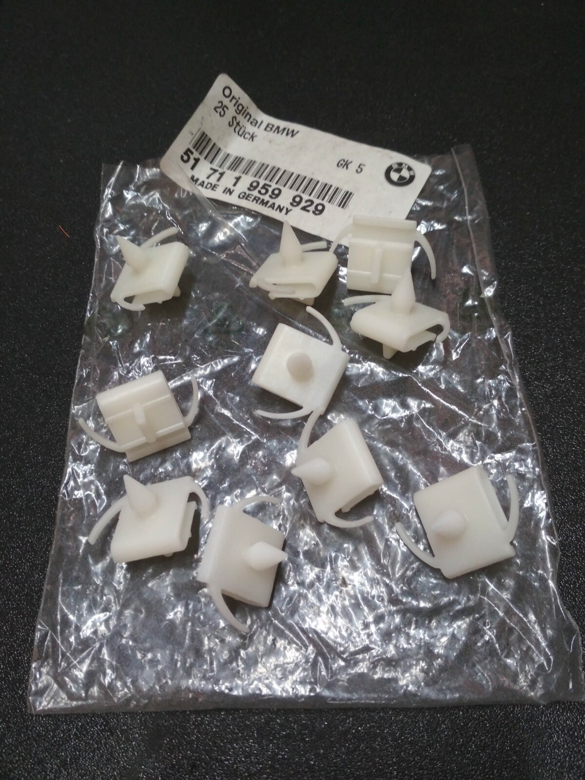 BMW E30-E34 clamps(10) side skirts !NEW! GENUINE 51711959929