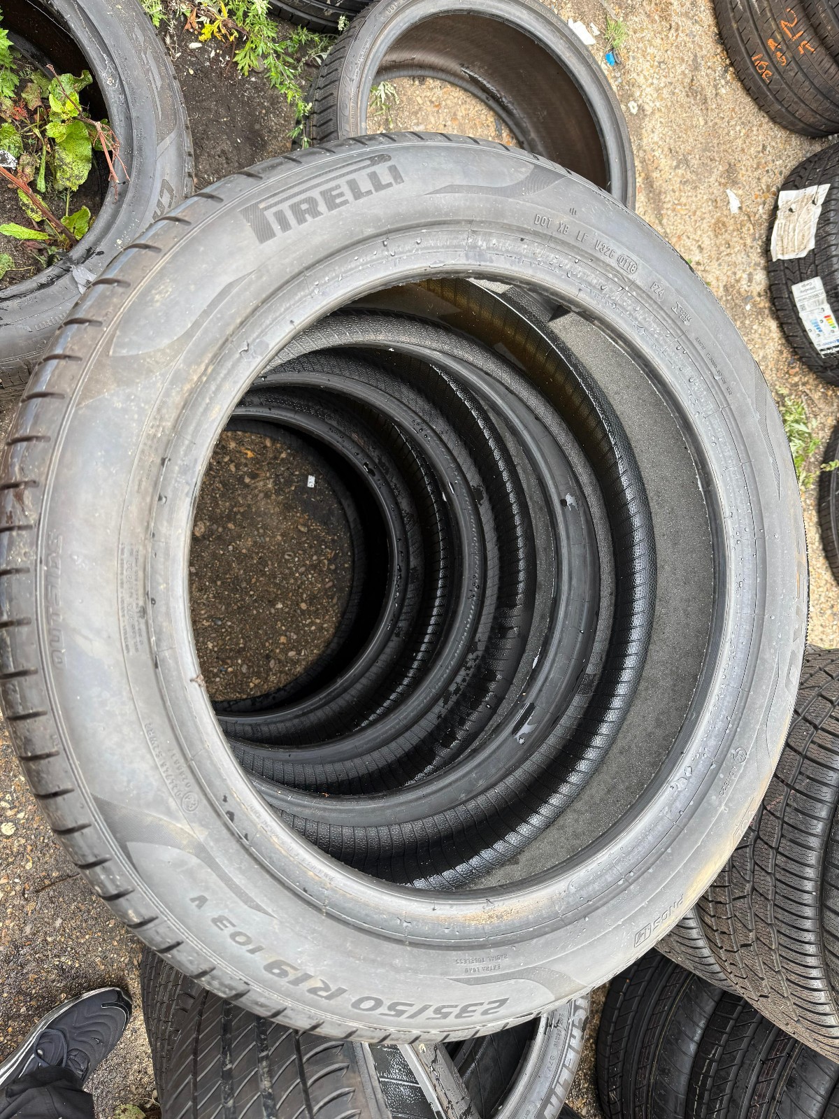 New 235 50 19 Pirelli, P Zero, VOL, PNCS, 103V, x1 Tyre (F1_tyres) YD147