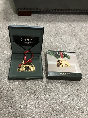 GEORG JENSEN 2007 ANNUAL MOBILE CHRISTMAS CLASSICS ORNAMENT SNOWMAN WITH BOX
