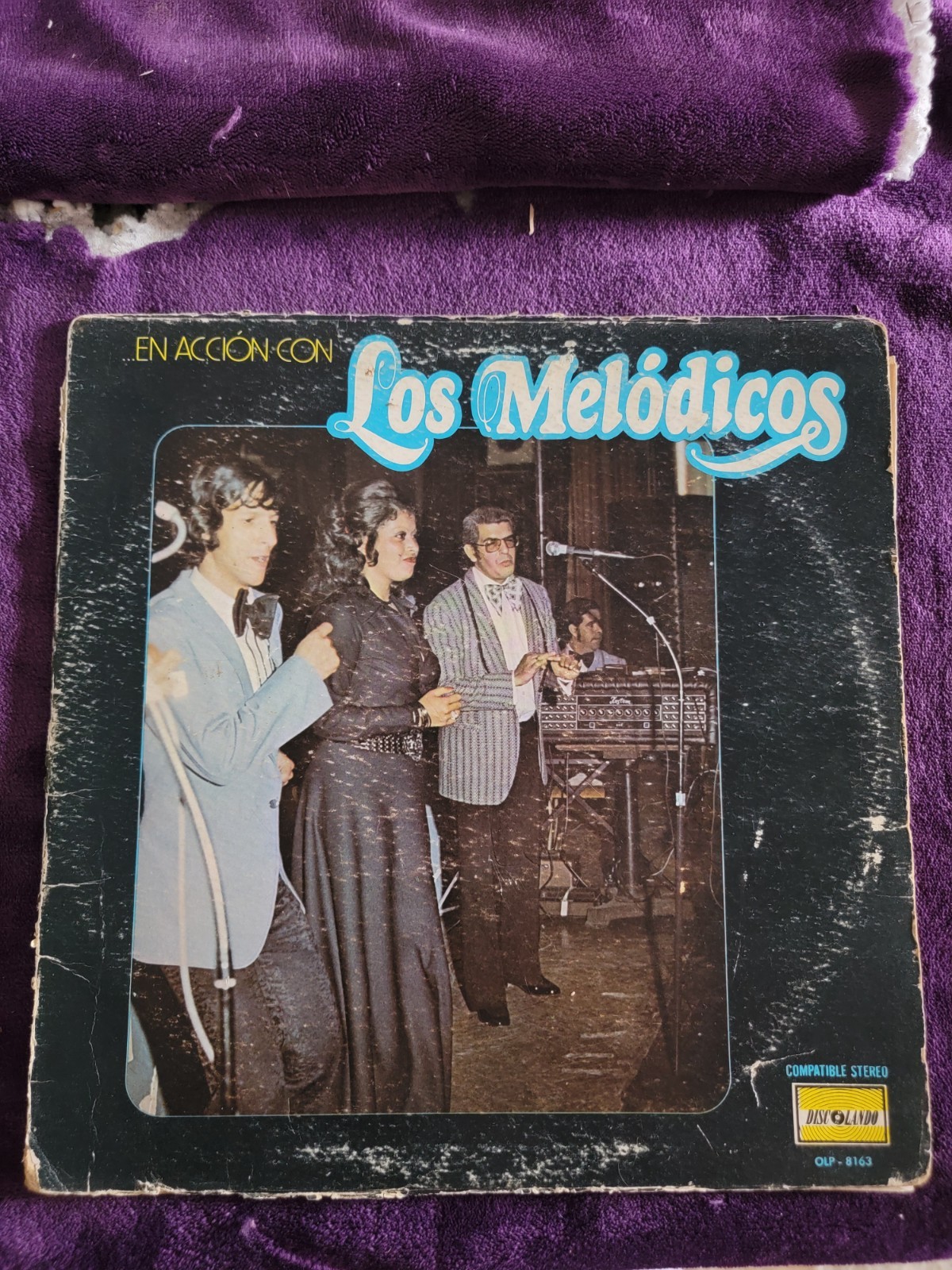 Los Melódicos ~ En Acción Con Los Melódicos ~ Son 1974 Discolando OLP-8163 GD VG