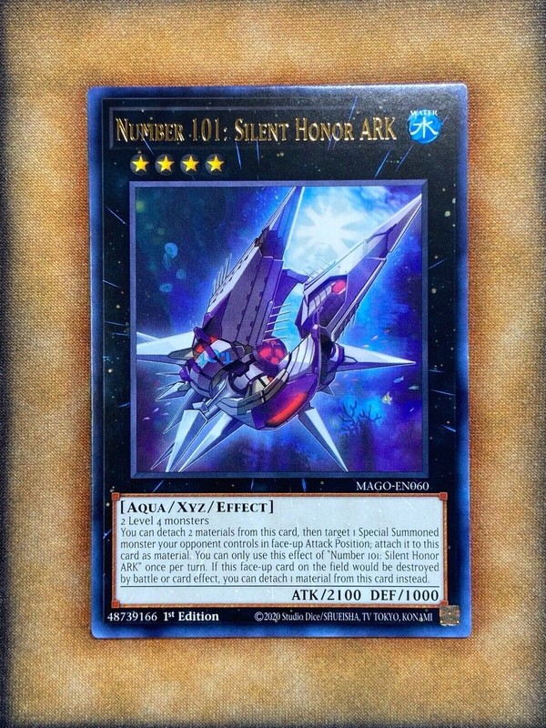Yugioh Number 101: Silent Honor ARK MAGO-EN060 Rare 1st Ed NM | eBay