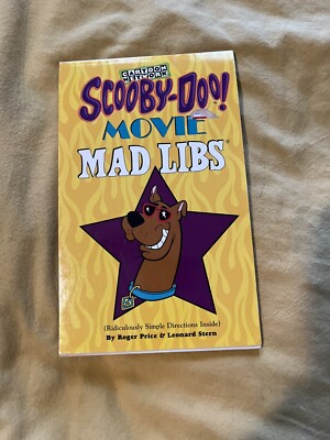 Scooby Doo Movie Mad Libs 2002 NOS