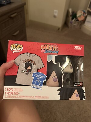 Funko Pop! Tee Madara Uchiha With Weapons - Gamestop Exclusive Size S Damaged