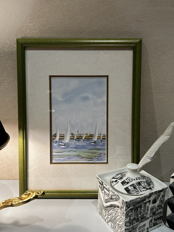 Aquarelle Originale De Philippe Deschamps