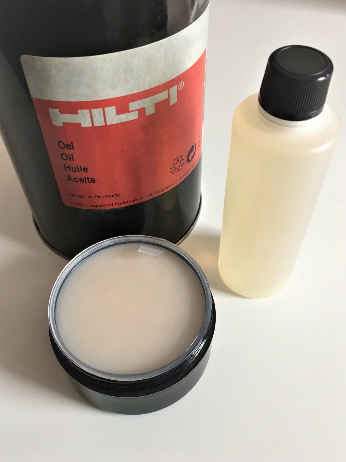 Original oil + Grease HILTI TE800 TE1000 TE1500 TE2000 DCH