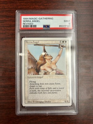 1994 Magic The Gathering MTG Serra Angel Revised 3rd EDITION PSA 9