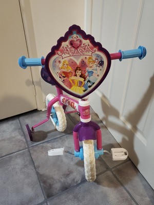 DISNEY PRINCESS - 2 IN 1 KIDS CHILDS 10" INCH TRAINING BALANCE BIKE CYCLE PINK