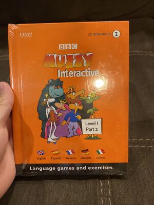BBC Muzzy Level 1 Part 2 CD ROM-Book Interactive Games And Exercises