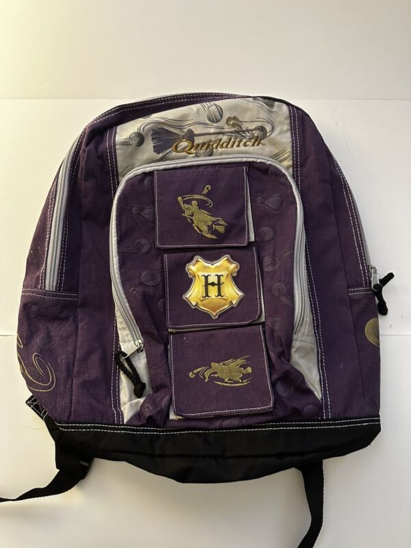 Vintage Harry Potter  Quidditch BackPack Embroidered  Very Rare