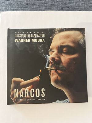 Narcos Season Two Emmy FYC Screener Netflix DVD (2016) Wagner Moura Pedro Pascal