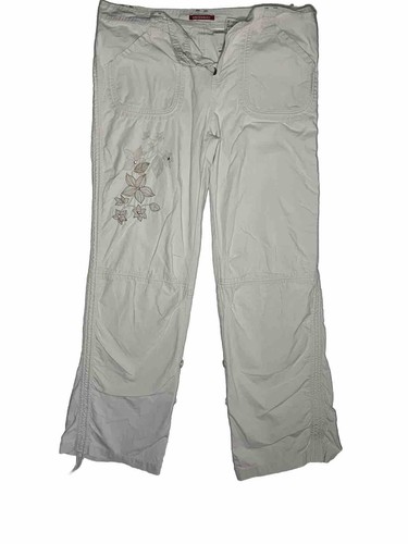 UNIONBAY Women's Cargo Drawstring Beige Pants Size 13 RN