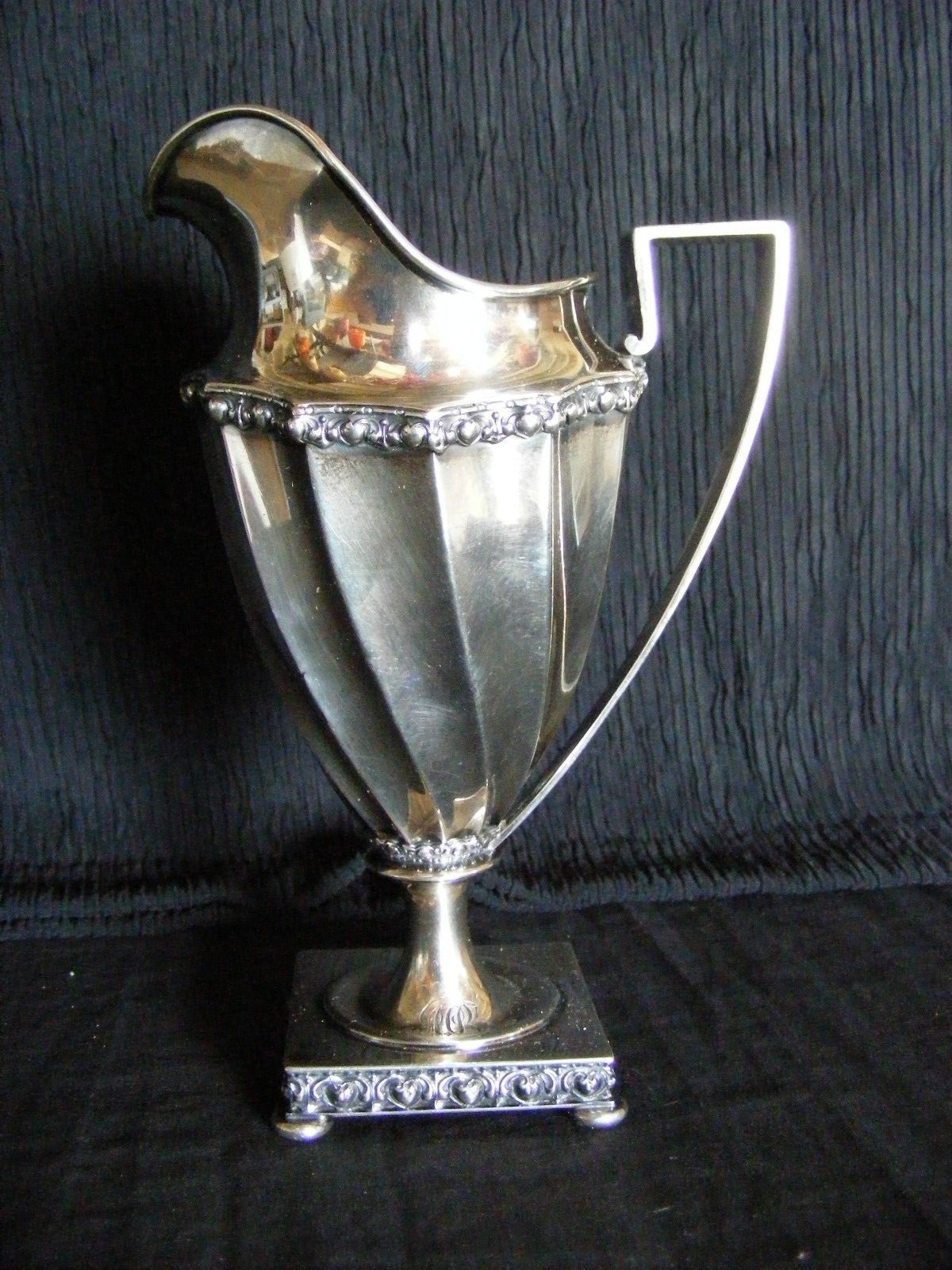 Antique Gorham Sterling Silver 3/8pt Creamer Pitcher 272g(mono ABC?)