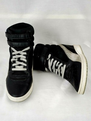 puma high top wedge sneakers