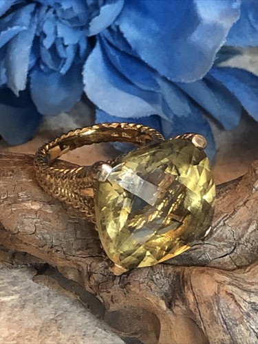 3.Sima K SKJ 925 Gold Wash Sterling Silver Checkerboard Cut 3.Sima K SKJ 925 Gold Wash Sterling Silver Checkerboard Cut
