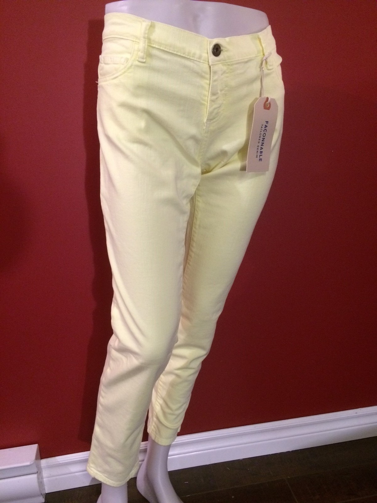 Джинсы FACONNABLE Women's Yellow 