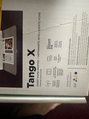 HP Tango X Smart Home Wireless Inkjet All-in-One Printer - White (3DP64A#B1H)
