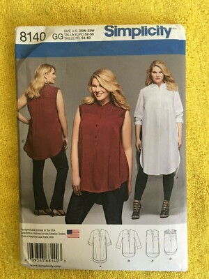 Simplicity Patterns ~ All Patterns are Size 26w-32w * ~ * ~ * ~ * ~ Listing 7221