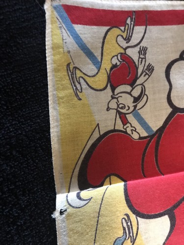 Vintage Elephant and Mice,Tom Lamb Children's Handkerchief/Hankie