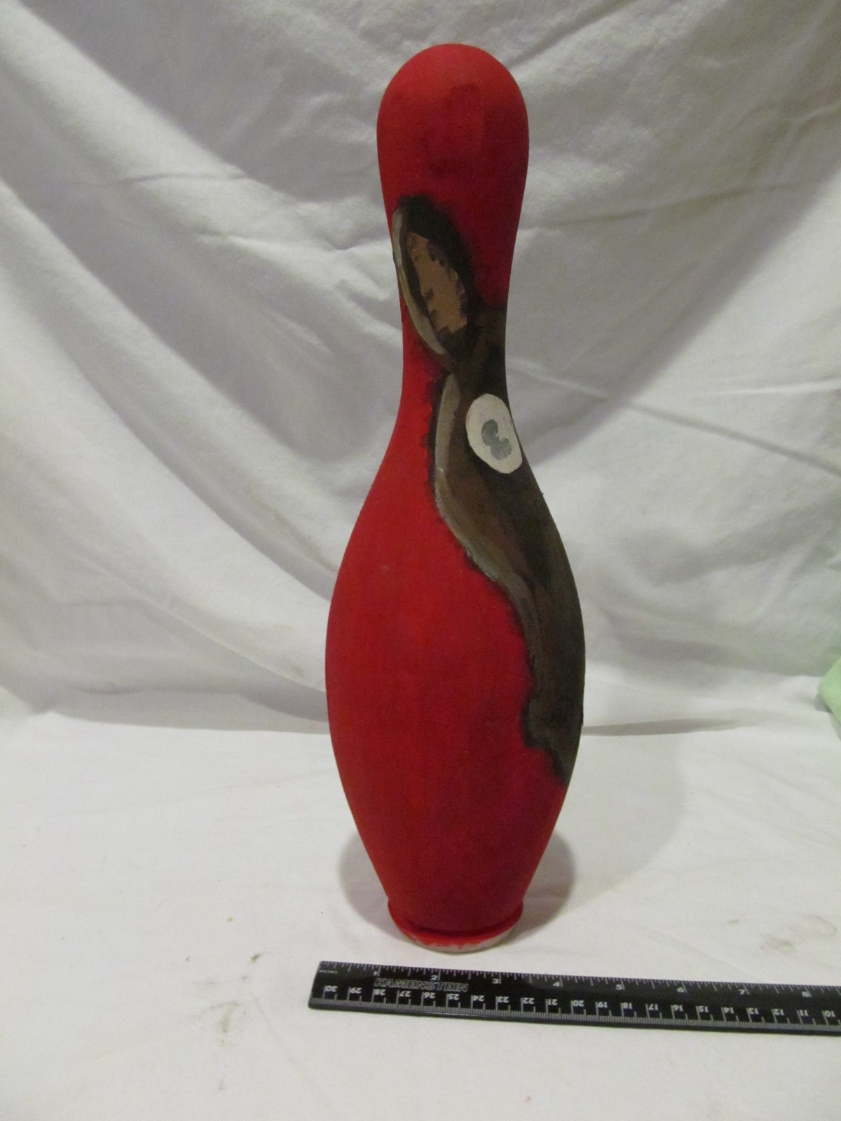 Wooden Bowling Pin horse head - Hand Painted 15