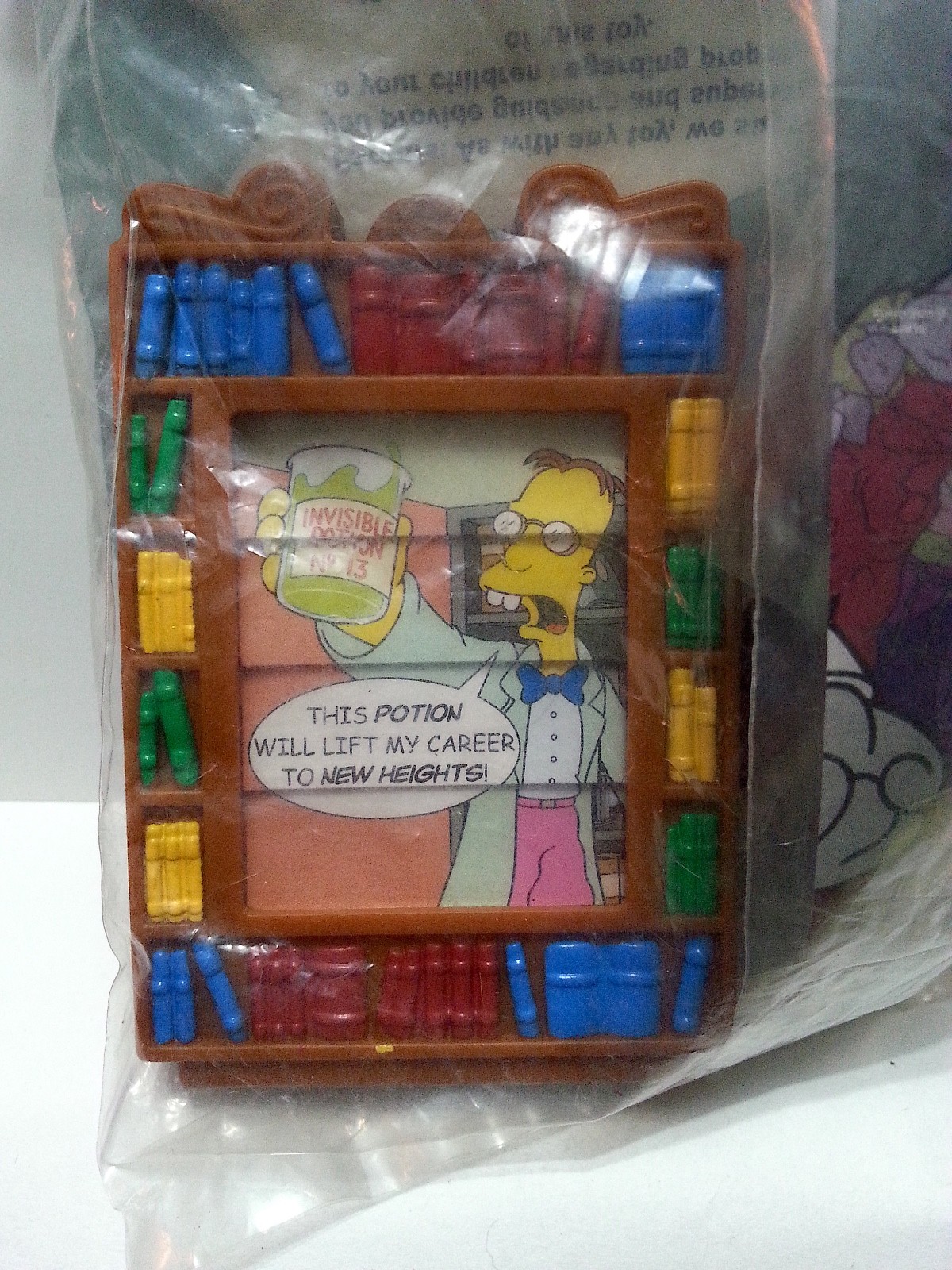 THE SIMPSONS PROFESSOR FRINK BURGER KING CREEPY CLASSICS 2002 TOY UNOPENED!