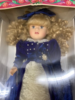victorian rose collection special edition genuine porcelain doll