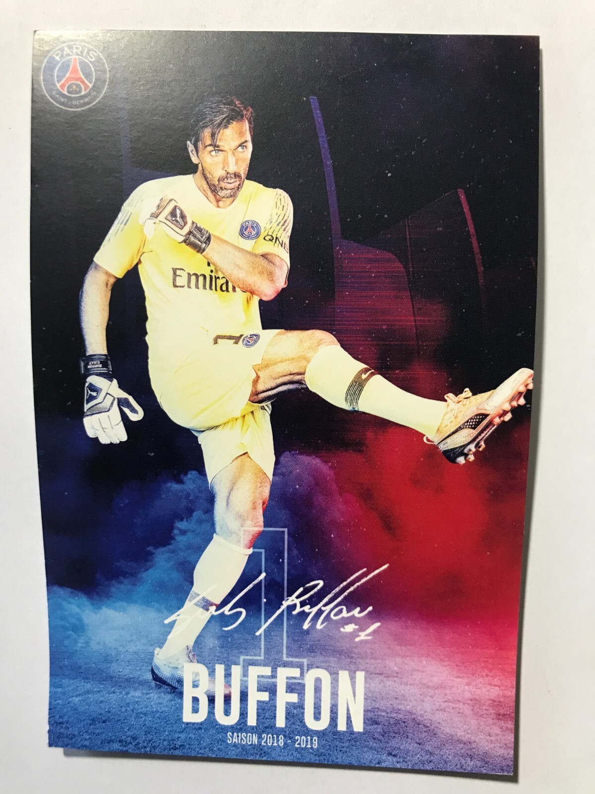 GIANLUIGI BUFFON-Paris St.Germain 18/19-176 Caps ITALY-Ex