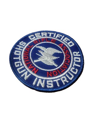 Vintage NRA National Rifle Association Certified Shotgun Instructor Patch