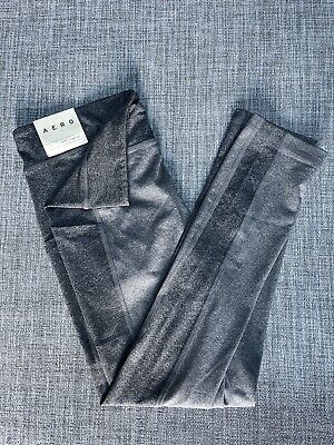 AERO Women s Gray Ankle Legging Pant With Pockets Activewear Size Large New