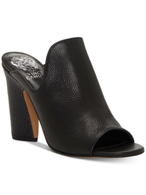 

VINCE CAMUTO Женские черные босоножки без шнуровки на каблуке с круглым носком и круглым носком VINCE CAMUTO, Черный, VC-GERRTY