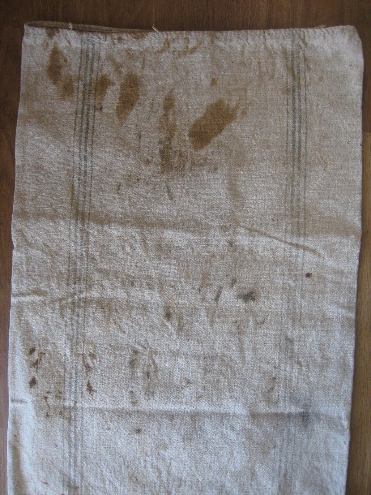 Vtg ROYAL RIVER SEAMLESS Old Farm Cotton Feed Sack Bag Rustic Country Farmhouse