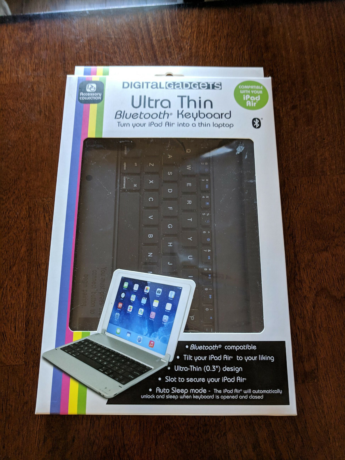 Lot of 20 NEW Apple iPad Air Wireless Bluetooth Slim Keyboards USB Black