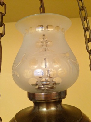 Vintage Lighting matched pair early electric pendants circa 1915