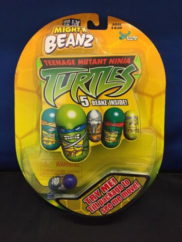 Teenage Mutant Ninja Turtles Mighty Beanz (2003) Sealed Pack of TMNT Beans