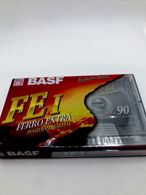 BASF |  Ferro Extra FE I 90 Blank Cassette Tape BRAND NEW & factory sealed