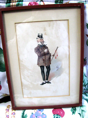 Antique Print ''Mr. Micawber'' from ''David Copperfield''a'' Novel by Dickens*ON SALE