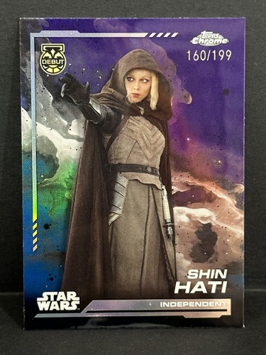 2024 Topps Chrome Star Wars #6 Shin Hati Debut Kamino Aqua