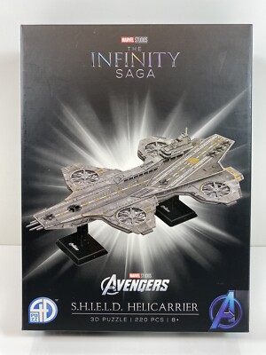 3D Cityscape 3D Puzzle Marvel - S.H.I.E.L.D. Helicarrier (220 Pieces) New 51035