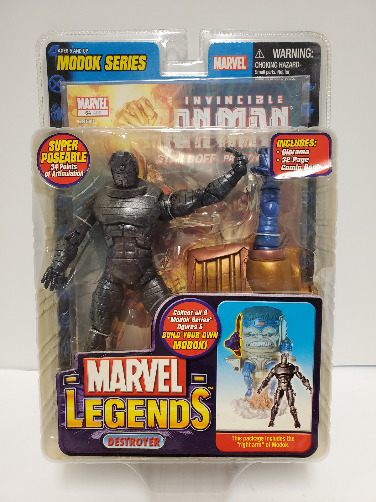 Marvel Legends Destroyer Figure 2006 Toy Biz  MODOK BAF New