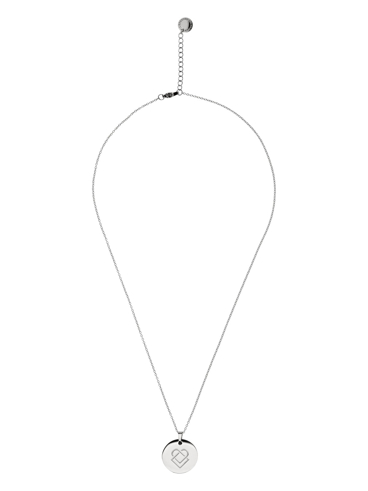 LIEBESKIND BERLIN #keeploving Kette 45cm mit Logotag in Edelstahl LJ-0073-N-45