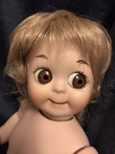 Vtg Googly Eye Repro Kestner Doll Bisque 17”