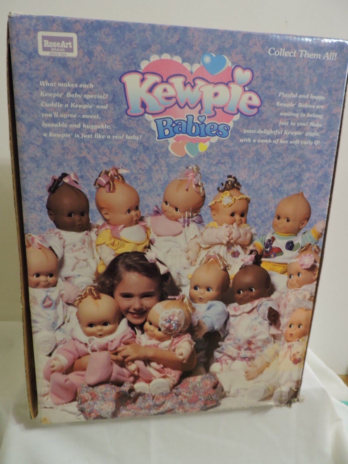 Vintage 1993 Rose Art Kewpie Babies Doll  Giggles African American Doll NIB