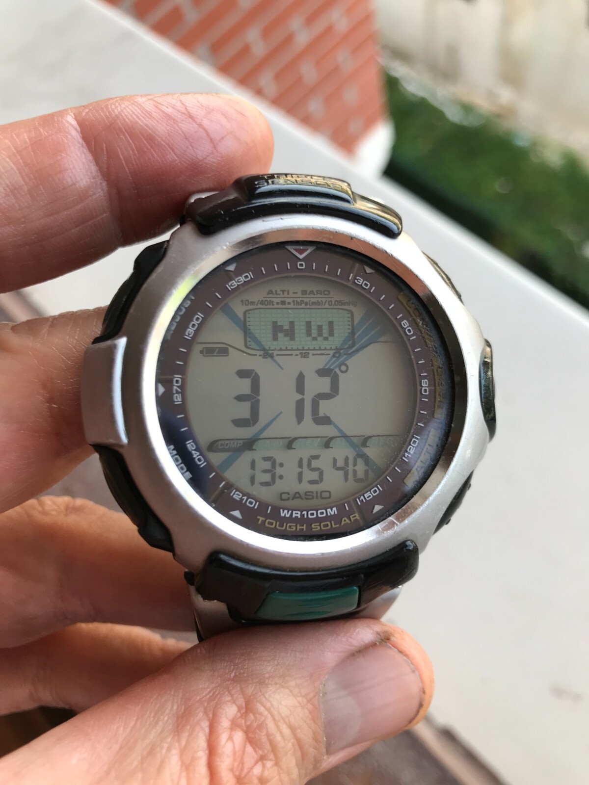CASIO カシオ PRO TREK PRG-50 タフソーラー 100m防水 紳士メンズ男性 