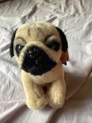 Living Nature Plush Pug NWT