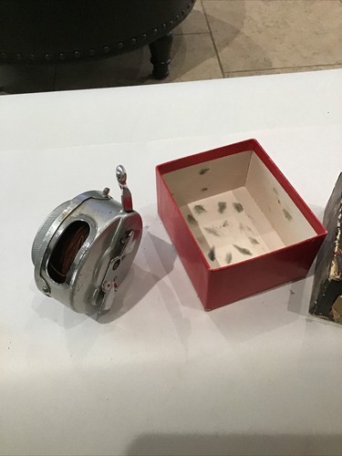UTICA H-I Model #5 AUTOMATIC FLY-FISHING REEL Horrocks-Ibbotson #5 Box  #RB