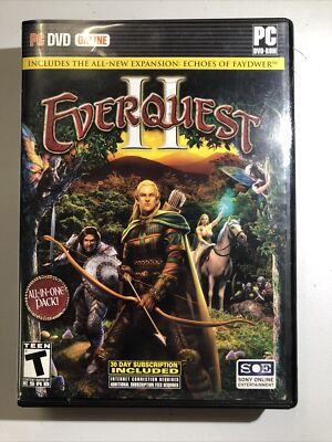 EverQuest II: Echoes of Faydwer (PC, 2006) All-In-One Pack - Free Shipping