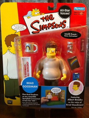 The Simpsons BRAD GOODMAN Intelli-Tronic Figure 2002 Albert Brooks Star Series 2