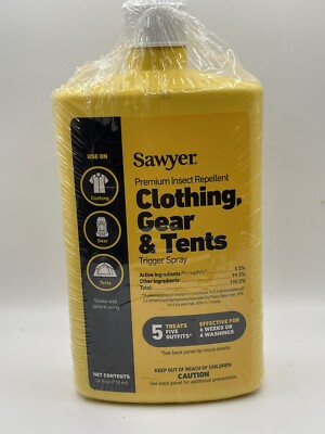 Sawyer Products Permethrin Insect Repellent For Clothing Gear Tents 24oz